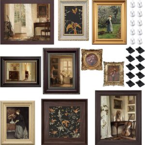 10 Pack Vintage Picture Frames for Wall or Tabletop Display Ornate Vintage Picture Frames Vintage Wall Art for Gallery Bedroom Living Room Antique Photo Frame for Wall Décor